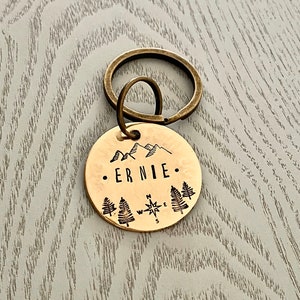 Personalised Pet ID | Custom Pet ID | Dog Name Tag | Pet ID tag | Dog Tag | Dog Keytag | Dog Keychain | Dog keyring | Dog id tag | Brass
