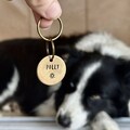 Dog ID Tag, Sun Dog Tag, Trees Dog Tag, Dog Tags, Sunshine dog Tag, Pet ID Tag, Personalized Dog Tag, Custom Dog Tag, Dog Tags for Dogs product logo