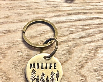 Llavero Vanlife / Llavero Van life / Regalo para viajeros / Llavero personalizado para furgoneta camper / Etiqueta para llaves Van life / Etiqueta para llaves personalizada / Vanlife