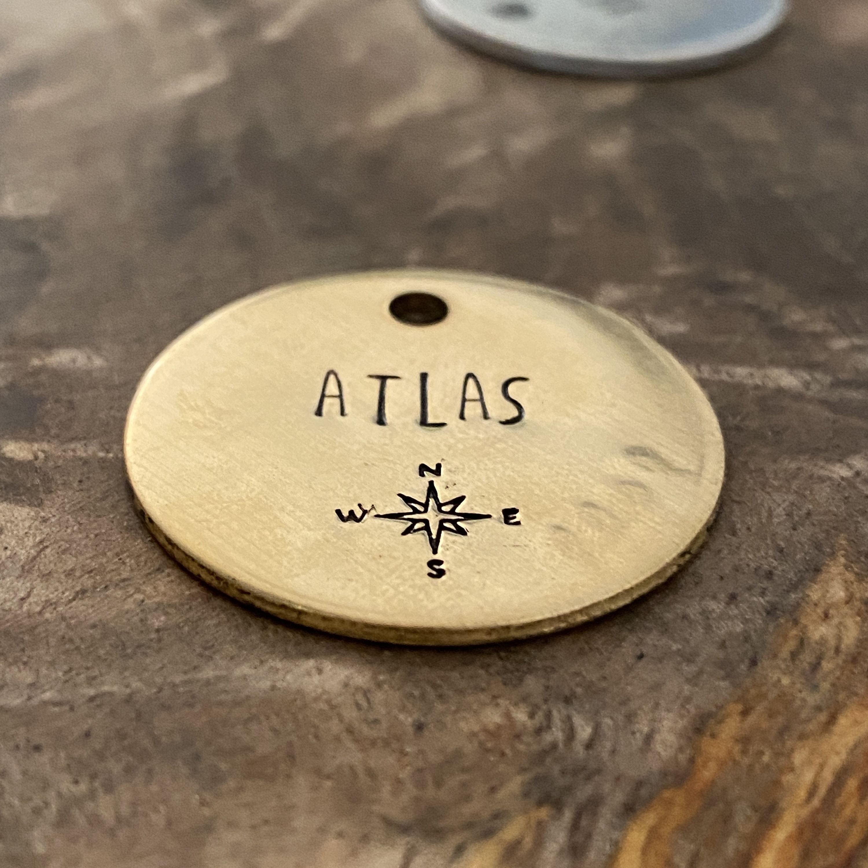 Dog ID Tag nautical Dog Tag Travel Dog Tag Dog Tags Etsy