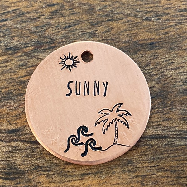 Dog Tag, Dog Tags for Dogs, Mountain dog, Sun, Dog Tag, Pet Id Tag, Dog ID Tag, Sunrise Dog Tag, Personalized Dog Tag, Customized Pet Tag