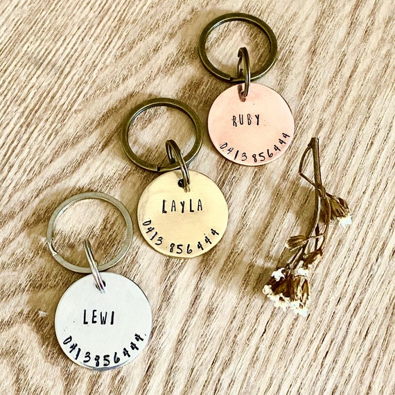 Small engraved hotsell dog tags