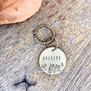 Vanlife Keyring | Van life Keychain | Traveller gift | Custom Campervan Keyring | Van life Kay Tag | Personalised Keytag | Vanlife