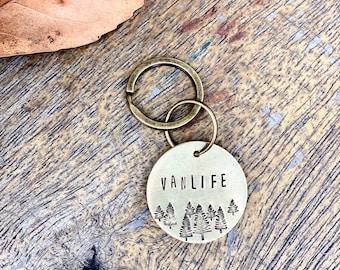Llavero Vanlife / Llavero Van life / Regalo para viajeros / Llavero personalizado para furgoneta camper / Llavero Van life / Etiqueta personalizada para llaves / Van life