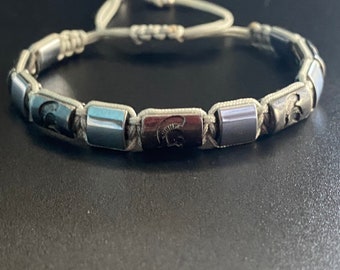 Helmet Spartan Bracelet, süper men silver helmet braclet