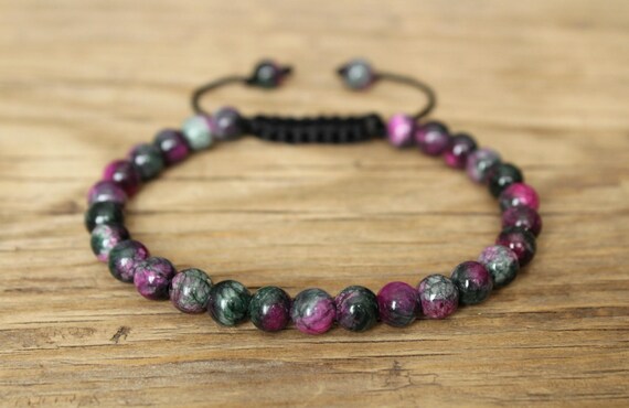 Watermelon tourmaline bracelet