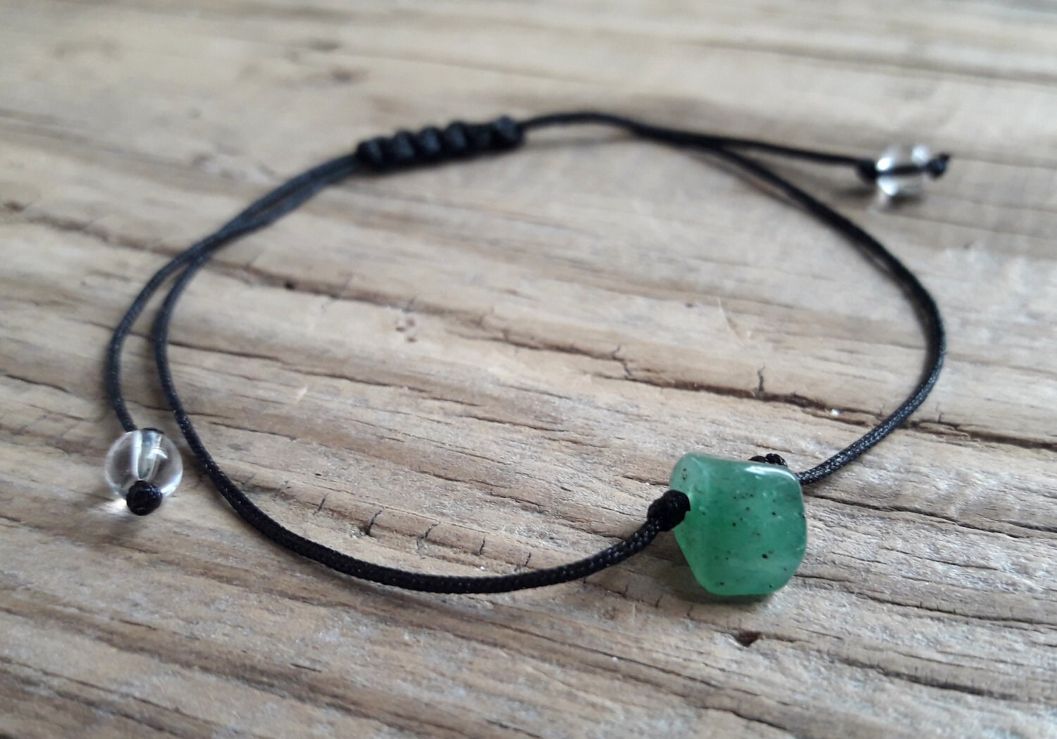 Green jade stone bead bracelet jade crystal healing health Etsy