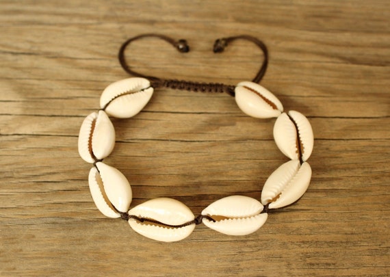 Genuine Conch Charm Chain Seashell Wrist Chain Cowrie Shell Bracelet Jewelry New