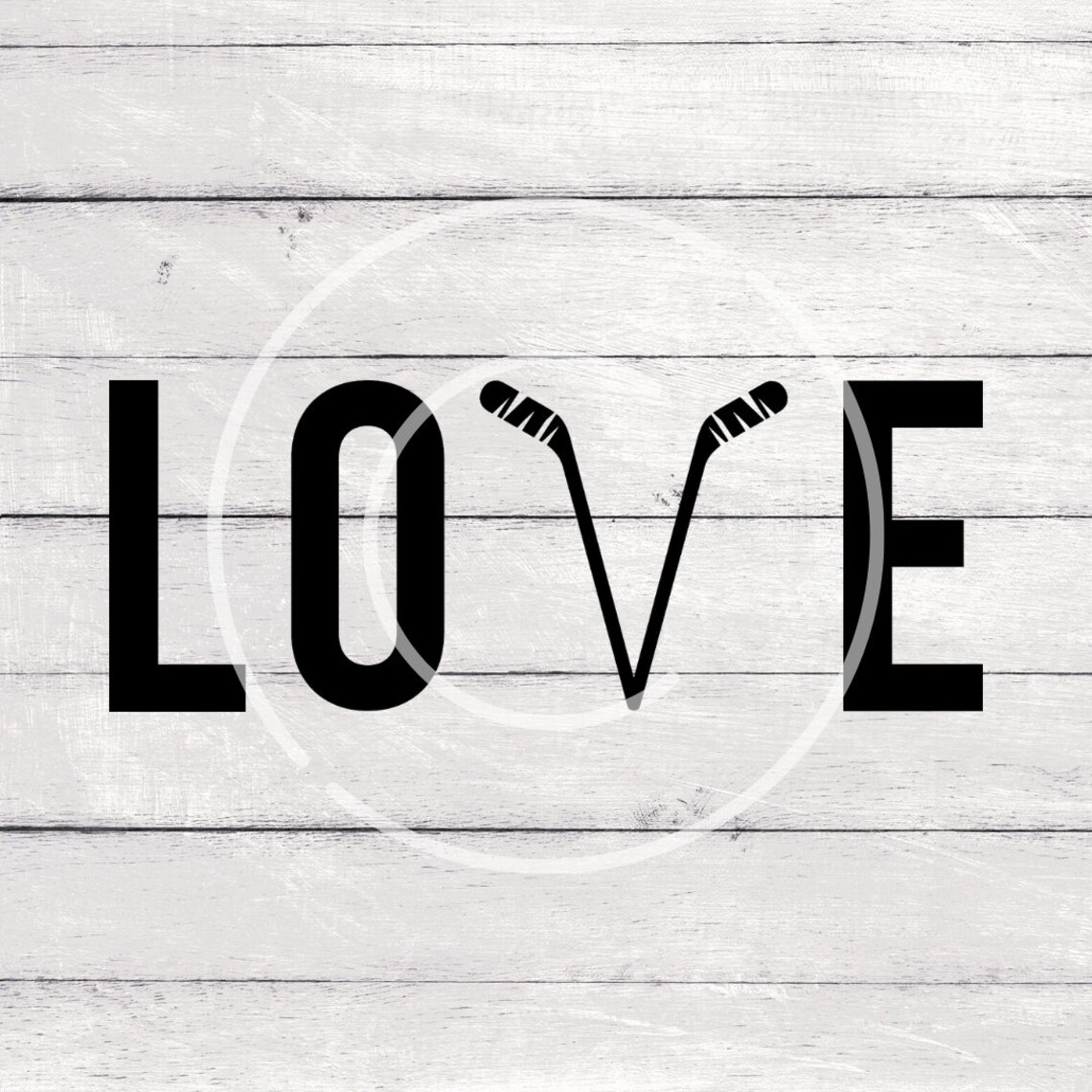 Download SVG Clipart Valentine Love Hockey for Silhouette Cricut ...