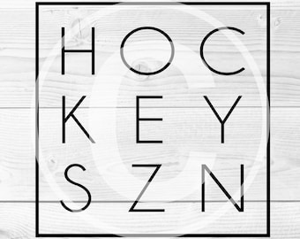 SVG Clipart Hockey Season / Hockey Mom / Shirt / Wood Sign Sign for Silhouette, Cricut, SVG compatible machines