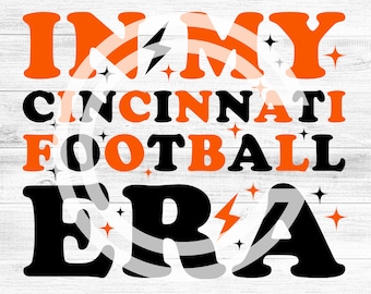 Cincinnati Football svg png, pdf, svg files for cricut, vinyl cut file, screen print, iron on