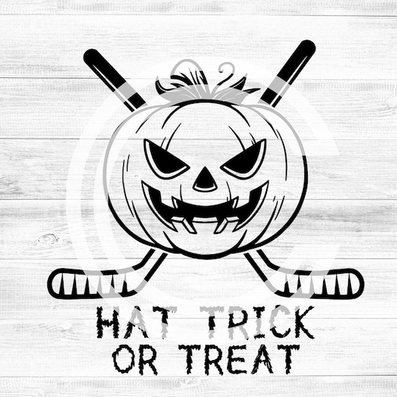 Baron het winkelcentrum banjo SVG Clipart Pumpkin Hockey Halloween / Hat Trick / Shirt / - Etsy