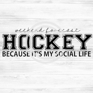 SVG Clipart Hockey mamá fin de semana pronóstico prueba silueta, Cricut, máquinas compatibles con SVG