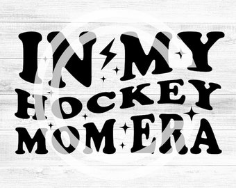 SVG Clipart Hockey Mom Era Silhouette, Cricut, SVG compatible machines
