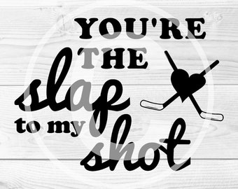 SVG Clipart Heart Hockey Valentines Day | Shirt | Wood Sign for Silhouette, Cricut, SVG compatible machines