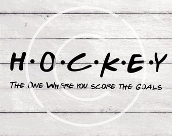 SVG Clipart Hockey Friends Silhouette, Cricut, SVG compatible machines