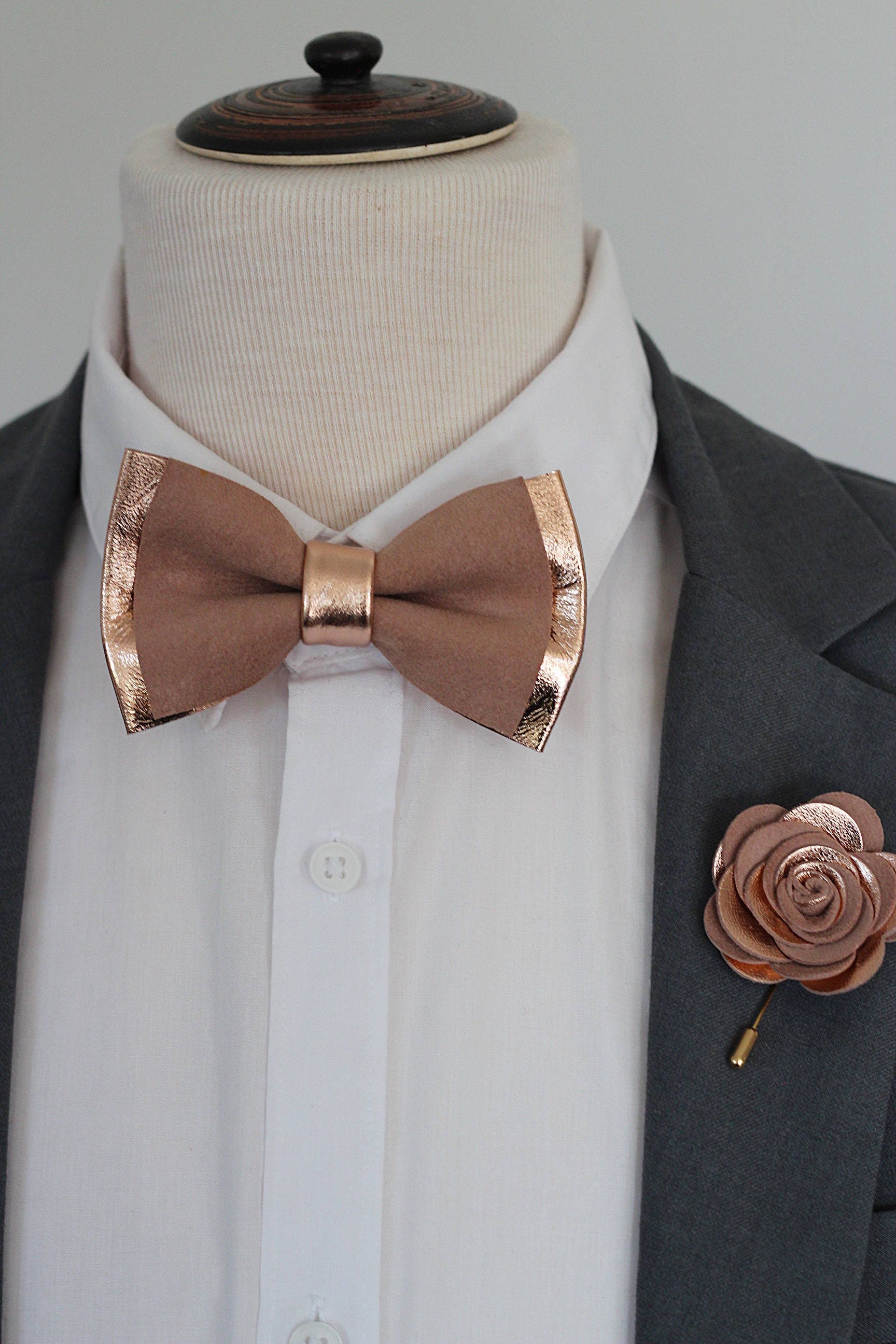 Fashion Men's Wooden Bow Tie Wedding Wood Bowtie Neck Wear