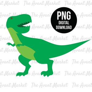 T-Rex dinosaur PNG Tyrannosaurus T Rex Trex sublimation instant digital download graphic clip art birthday baby shower scrapbooking