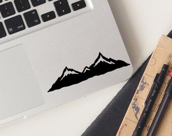 Mountain Vinyl Decal Adventure Glitter Foil Sticker for Apple Macbook Laptop iPad iPhone Car Bumper Truck Window Wander Get Lost Explore