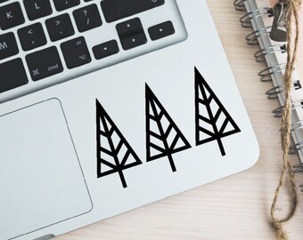 Three Trees Vinyl Decal Glitter Foil Sticker for Apple Macbook Laptop iPad iPhone Car Bumper Truck Window 3 Trees Wander Get Lost