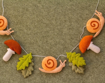 Felt garlands