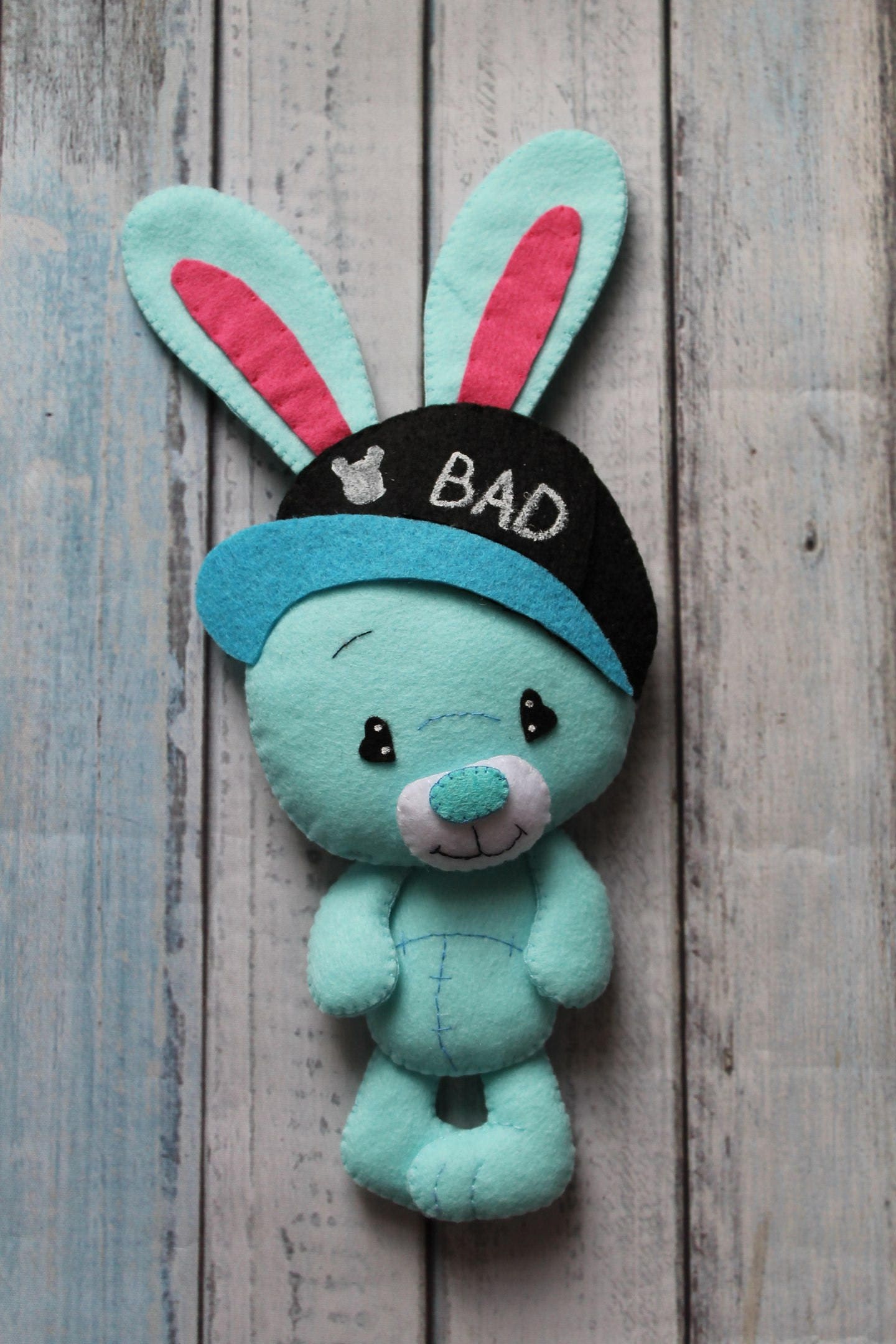 Bunny Pattern Easter Ornaments PDF Felt Pattern Rabbit Easy Sewing ...