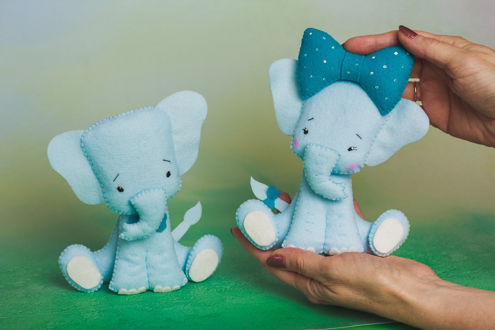 Stuffed Animals Elephant Toy Jungle Party Decor Noahs Ark Etsy