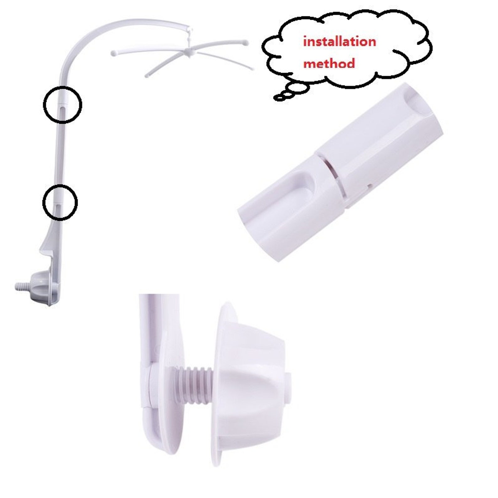 Baby Mobile Arm Attachment for Crib Mobile Bracket Hanger Cot Etsy