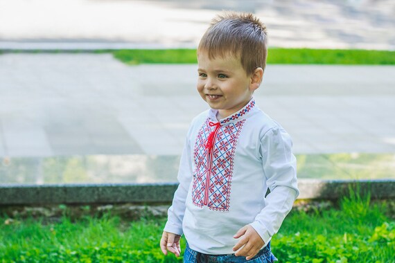 Vyshuvanka para nino de 6 meses a 3 anos Blusa Bordada Camisa para Ninos bebe Top Boho Elastico con Soporte de Bordado con Ucrania Etsy Espana