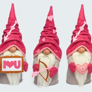 Valentines day gnome Love message gnome Mothers day gift Funny cupid gnome Summer gnomes Personalized gnomes Ukraine sellers