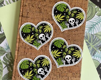 Adesivo Plant Love - Adesivo Plants - Houseplant Addict - Amante delle piante - Adesivo Plant Addict - Adesivo Houseplant Crazy - Plant Parenthood