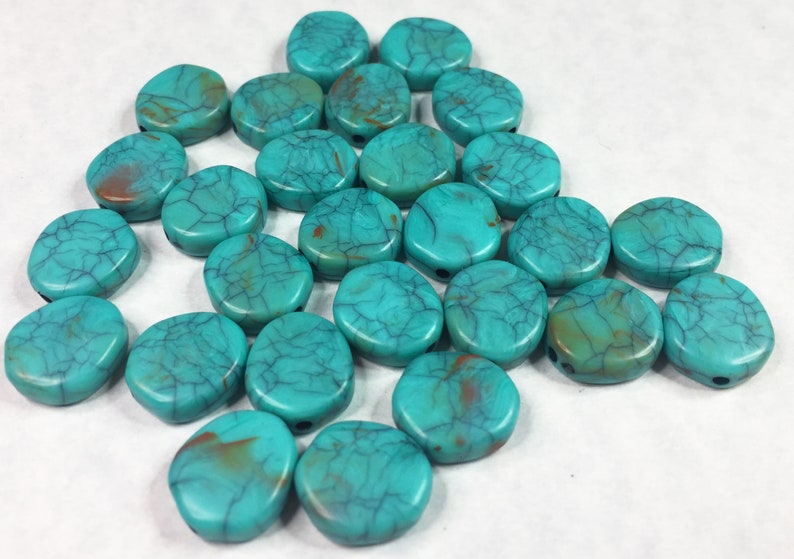 MAGNESITE BEADS Dyed Turquoise Magnesite Magnesite Gemstone | Etsy