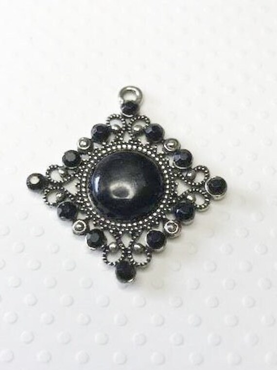 BLACK GOTHIC STYLE Pendant Goth Style Pendant Goth Pendant - Etsy