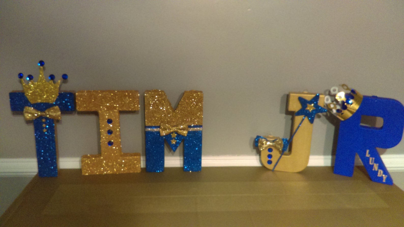 Baby Boy Letters Royal Prince Etsy