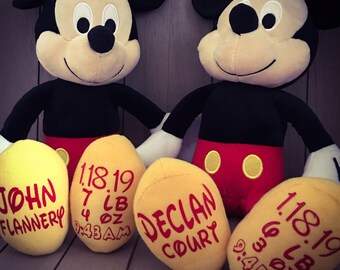 Baby Mickey Plush Etsy Baby Mickey Plush Etsy