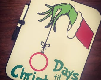 countdown to christmas dry erase board with grinch hand christmas decor days till christmas - How Many Days Is It Until Christmas countdown to christmas dry erase board with grinch hand christmas decor days till christmas - How Many Days Is It Until Christmas
