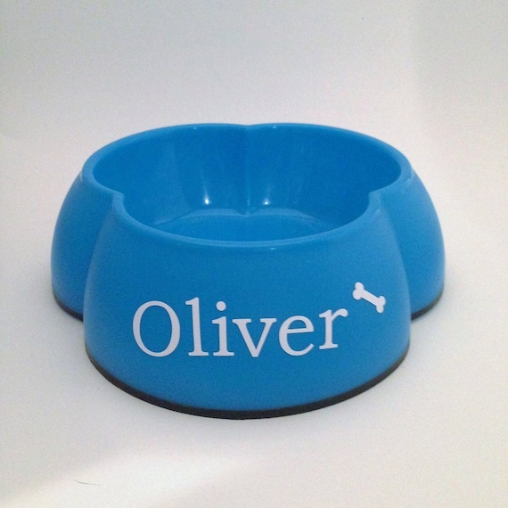 Items similar to Personalized pet dish, Dog Dish, Water Bowl, Food Dish
