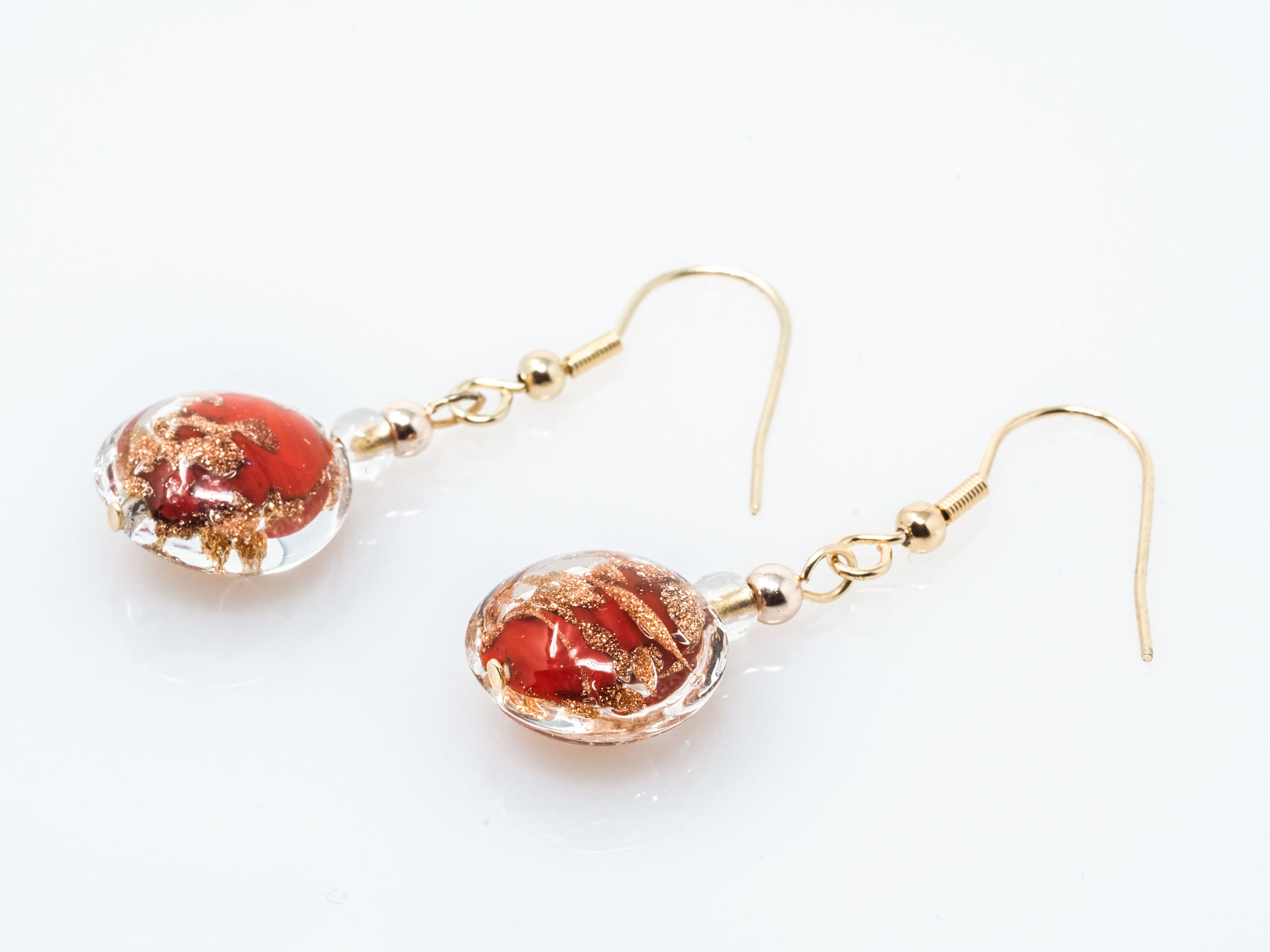 Murano Glass Dangle Earrings statement earrings silver | Etsy