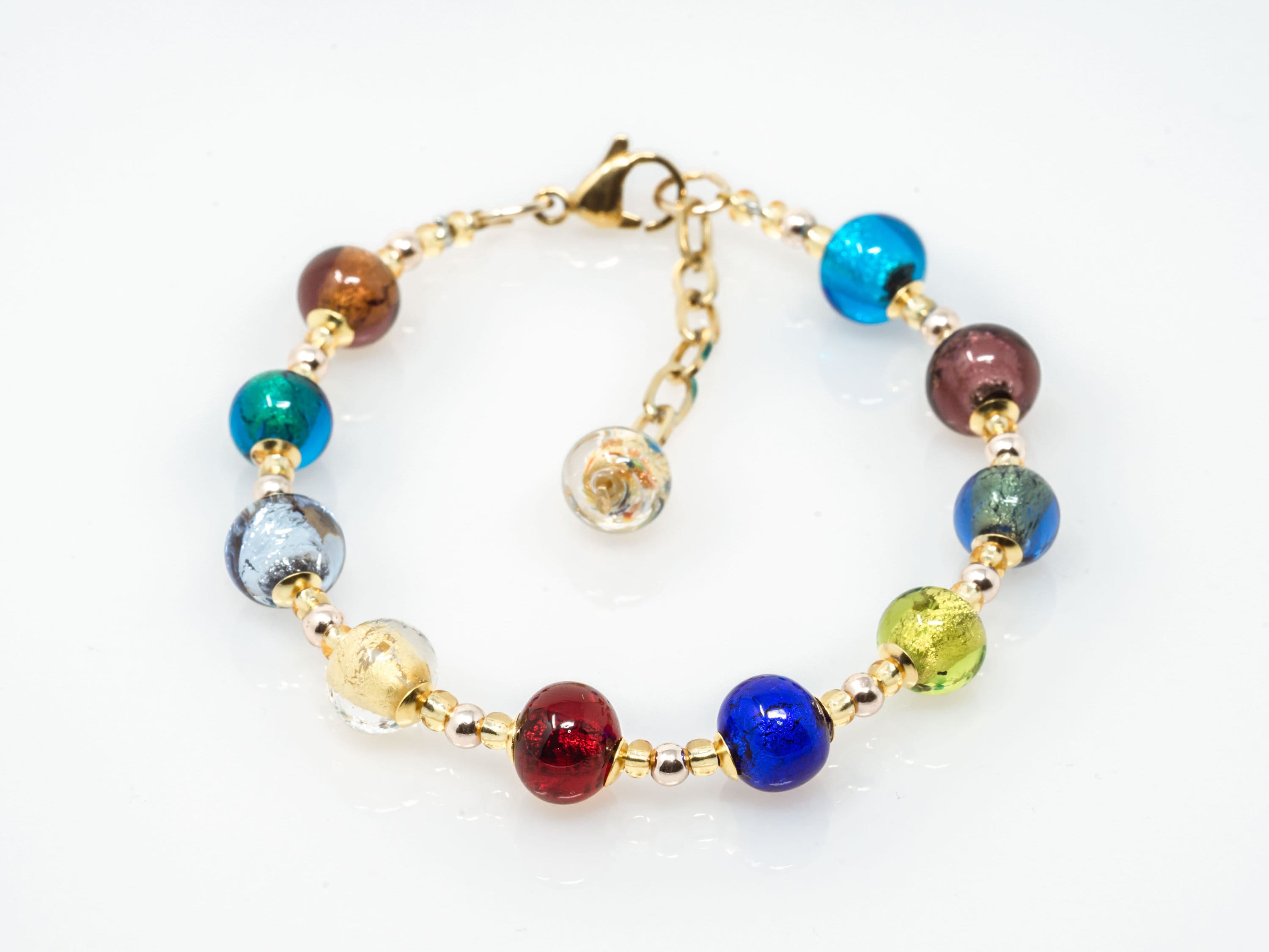 Authentic Murano Glass Bracelet Handmade in Venice Italian Etsy