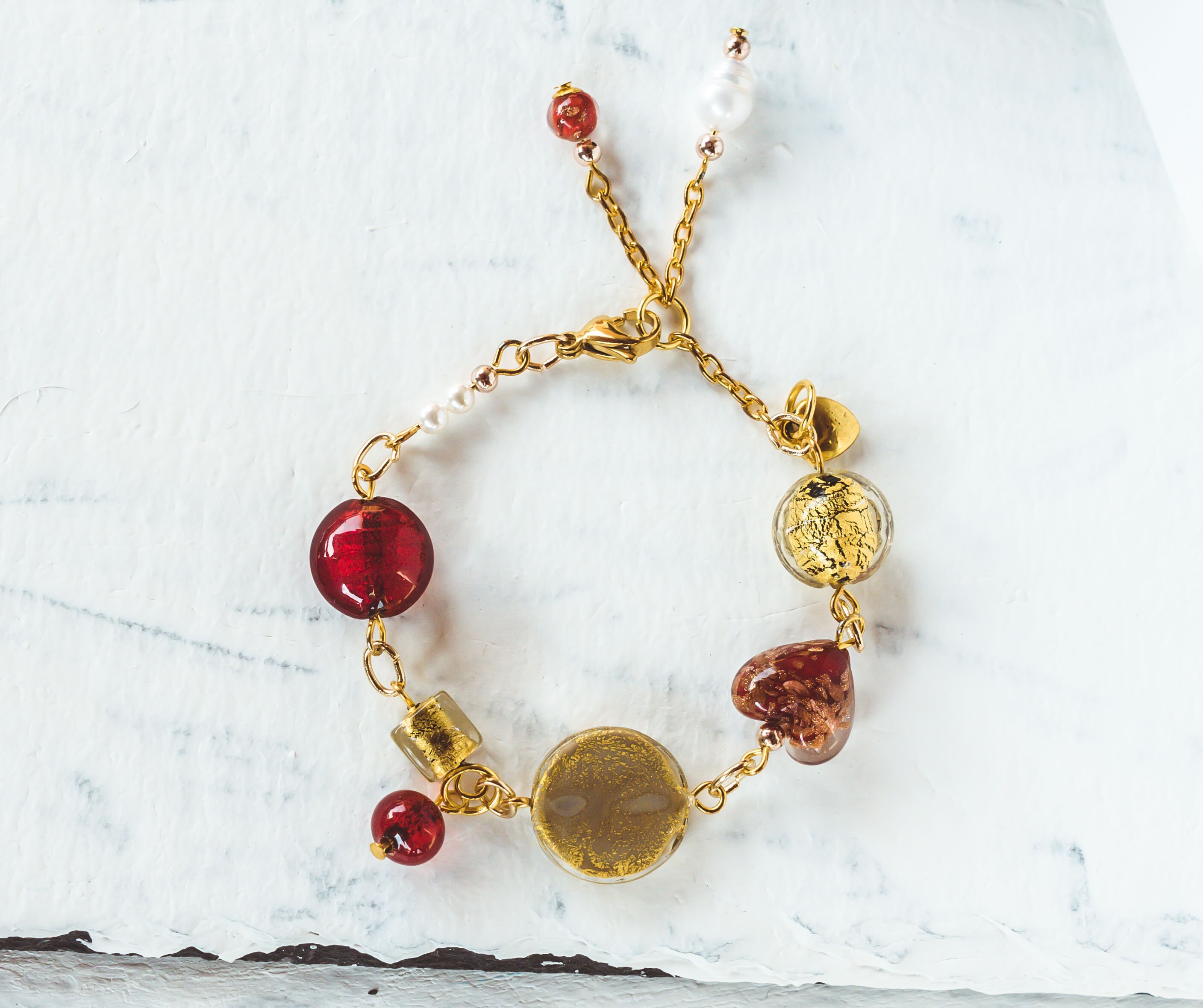 Vintage murano glass bracelet Clearance