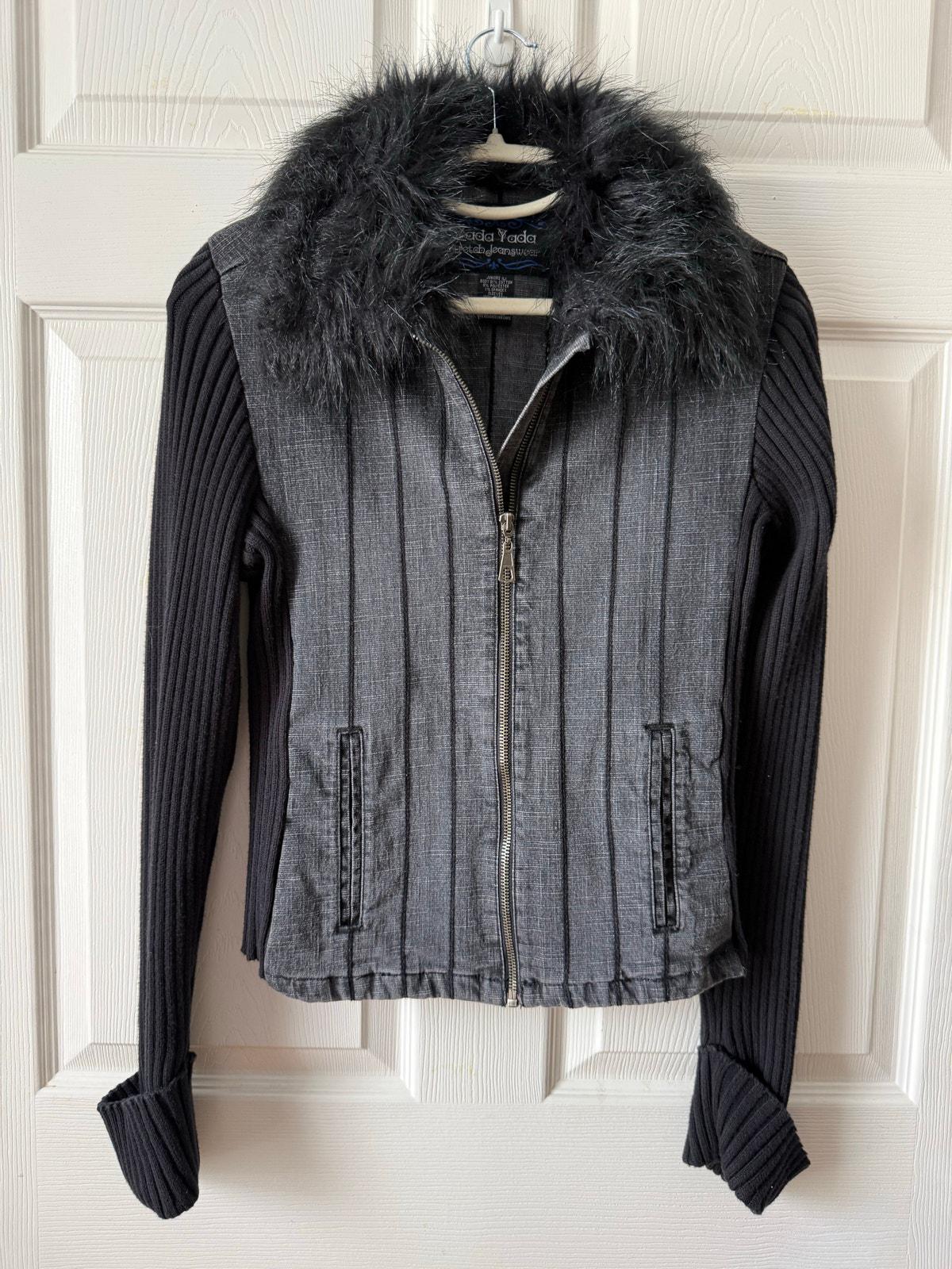 Y2k Faux Fur Jacket - Etsy