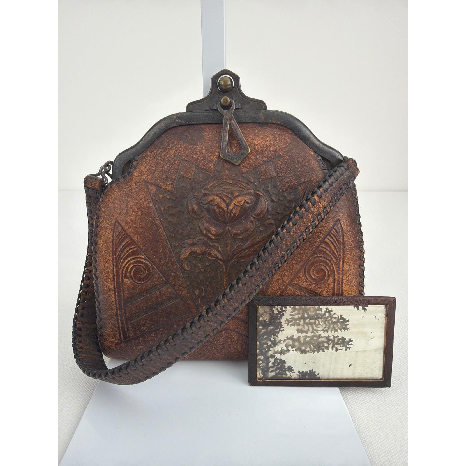 1920s Leather Bag - Etsy