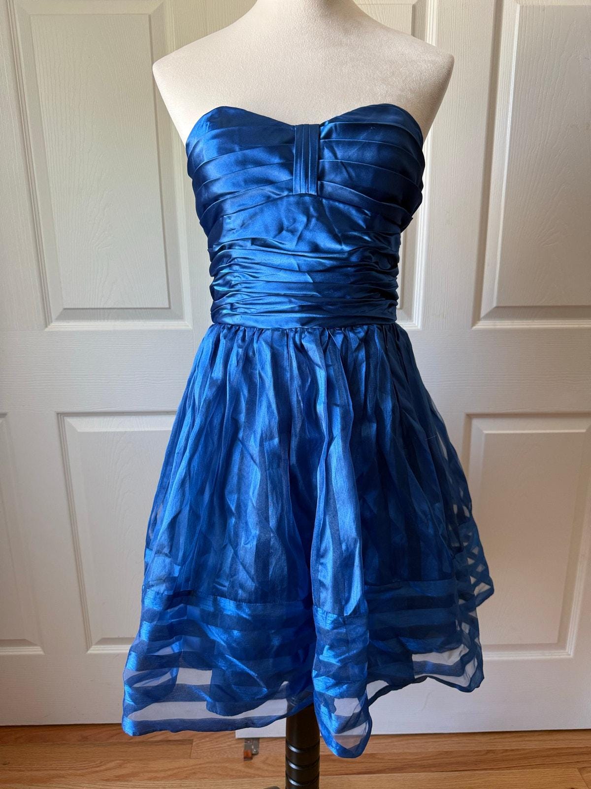 betsey johnson dress blue US Size:10.5