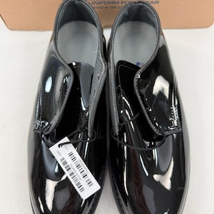 patent leather military dress shoes Spier & Mackay Black Patent Leather Dress Shoes