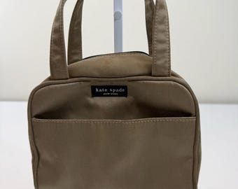 Kate Spade New York Nylon Mini Satchel Bag Y2K 90s Minimalist 7” x 5.5”