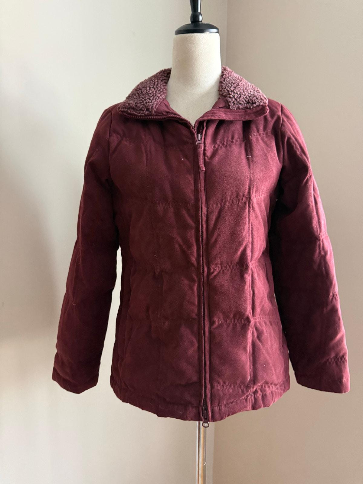 LLBean Goose Down Jacket ワインレッド GORE-TEX 80年代 エルエル 