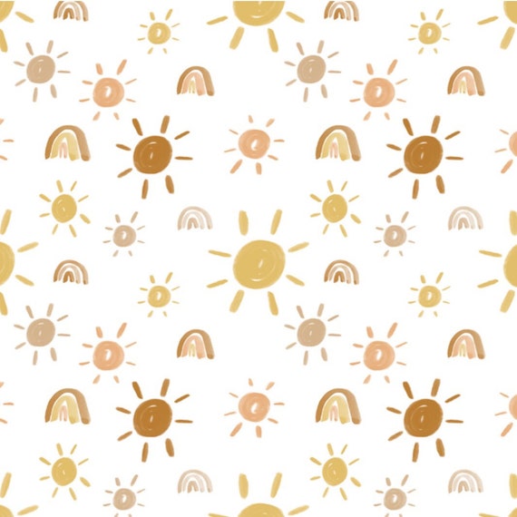 rainbow crib sheet