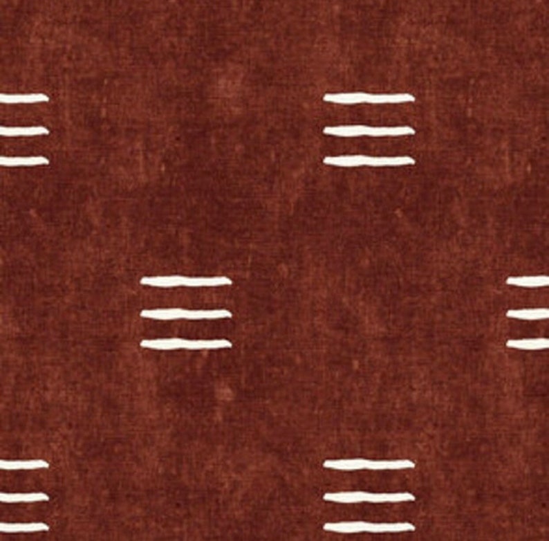 Changing Pad Cover Rust Mudcloth Changing Pad Cover Rust Etsy