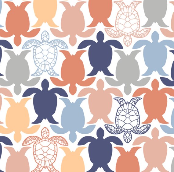 sea turtle crib sheets