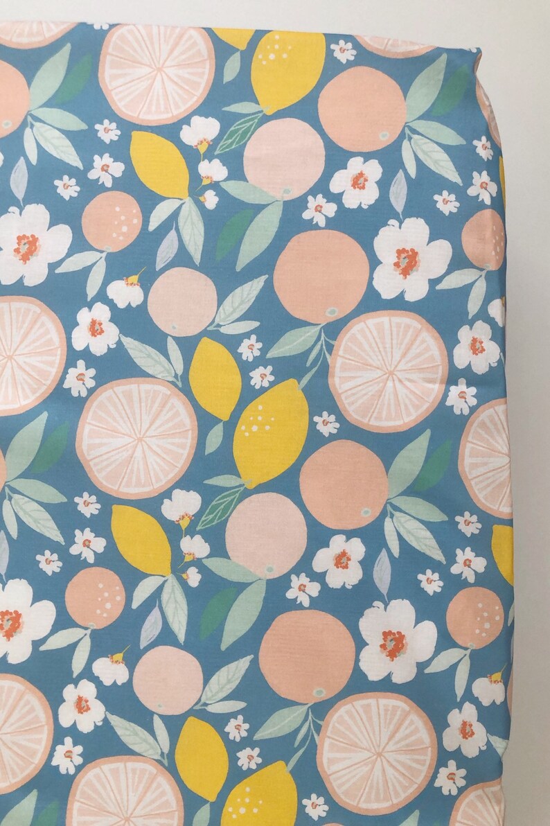 lemon crib sheets